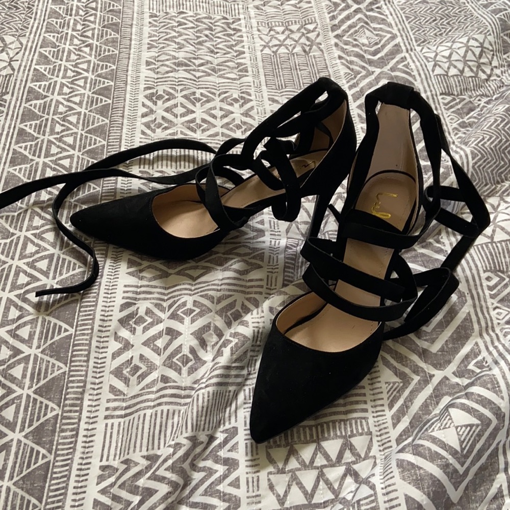 Lace up heels